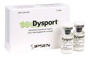 Dysport Product Box and Bottles